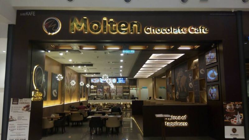 Molten chocolate cafe jb